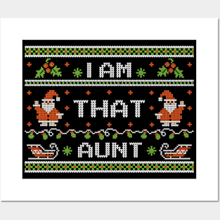 That aunt - Ugly Christmas sweater Posters and Art